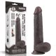 9'' Sliding Skin Dual Layer Dong Brown – Kettős rétegű valósághű barna dildó