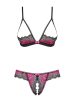Obsessive Tulia 2 pcs set cupless XS/S
