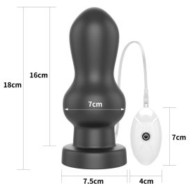 Lovetoy 7" King Sized Vibrating Anal Rammer