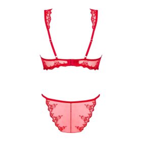 Obsessive Lonesia 2-pcs set red  S/M