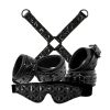 NS Toys Sinful Bondage Kit Black - Fekete BDSM készlet