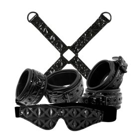 NS Toys Sinful Bondage Kit Black - Fekete BDSM készlet