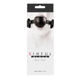 NS Toys Sinful Ball Gag Black