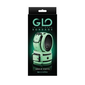   NS Toys GLO Bondage - Ankle Cuff - Green – Zöld bokabilincs
