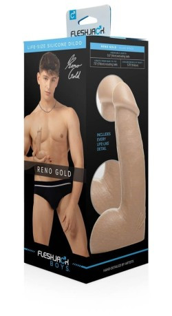 Fleshlight Fleshjack Boys Reno Gold Dildo