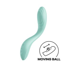   Satisfyer Rrrolling - mozgó golyós G-pont vibrátor (menta)