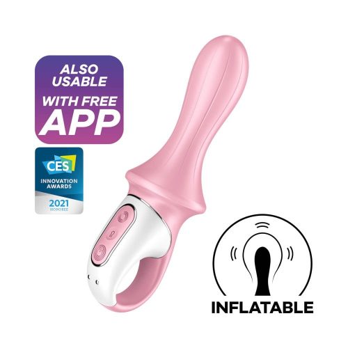 Satisfyer - Air Pump Booty 5+ pink g-pont vibrátor