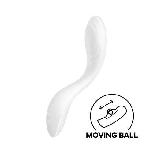 Satisfyer Rolling Pleasure – Fehér G-pont & Csikló Vibrátor