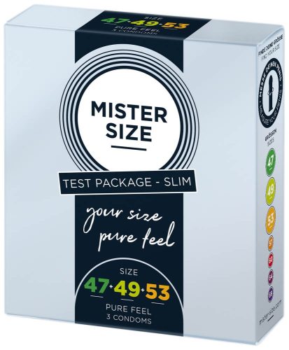 Mister Size MISTER SIZE - 47-49-53 Óvszer (3db)