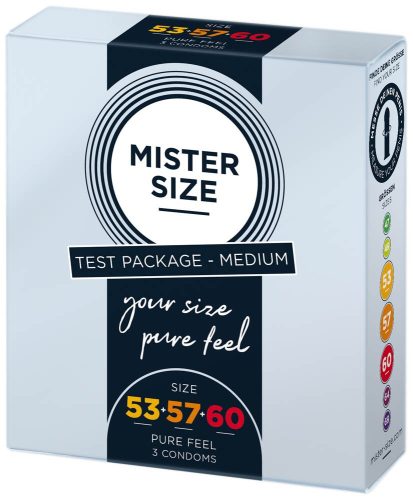Mister Size MISTER SIZE - 53-57-60 óvszer (3db)