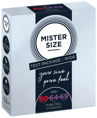 Mister Size MISTER SIZE - 60-64-69 Óvszer (3db)