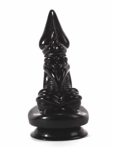 X‑MEN 7.9" Super Sized Dildo PVC Black I – Nagyméretű fekete dildó