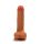 Outlet X-MEN 8.3" Double Layer Silicone Dildo Brown – Kettős rétegű, valósághű dildó
