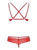 Obsessive 860-SET-3 2 pcs set red  S/M