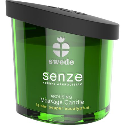Swede - Senze Arousing Massage Candle Citromos borsos eukaliptusz 150 ml