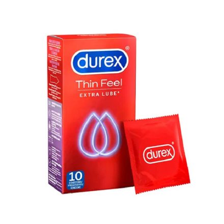 Durex - Óvszerek Thin Feel Extra Lube 10 st.