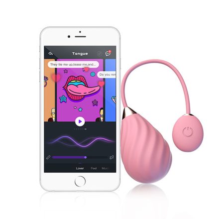 Magic Motion - Magic Sundae App vezérelt szerelmi tojás rózsaszínű