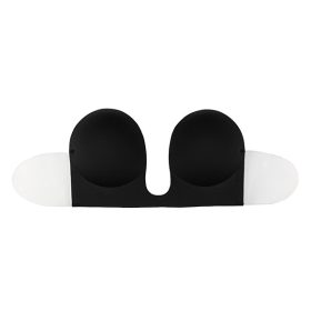   Bye Bra U-kivágású push-up melltartó – Varrás nélküli, A kosár, fekete