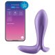 Satisfyer Intensity Plug – lila vibrációs anál plug