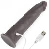 Lovetoy 9'' Dual Layered Silicone Rotator Brown