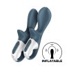 Satisfyer Air Pump Booty 2 sötét szürke felfújható vibrátor