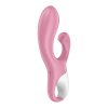 Satisfyer Air Pump Bunny 2 világos piros felfújható vibrátor