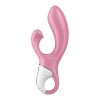 Satisfyer Air Pump Bunny 2 világos piros felfújható vibrátor