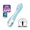 Satisfyer Air Pump Vibrator 5+ – Inflálódó G‑pont Vibrátor Kék
