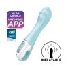 Satisfyer Air Pump Vibrator 5+ – Inflálódó G‑pont Vibrátor Kék