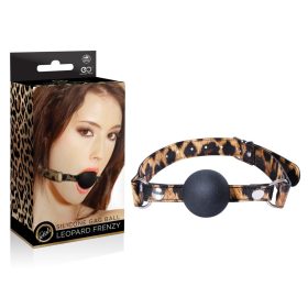 Leopard Frenzy Silicone Gag Ball – Szilikon Szájpecek