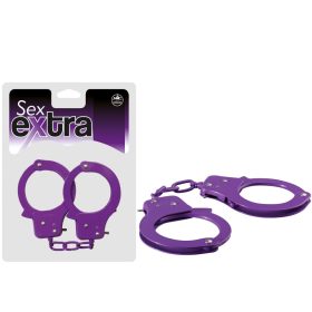 SEX EXTRA - Metal Cuffs Purple – Lila fém bilincs