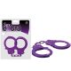 SEX EXTRA - Metal Cuffs Purple – Lila fém bilincs