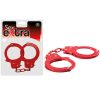 SEX EXTRA - Metal Cuffs Red – Piros fém bilincs