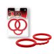 SEX EXTRA Silicone Cuffs Red – Szilikon Bilincs