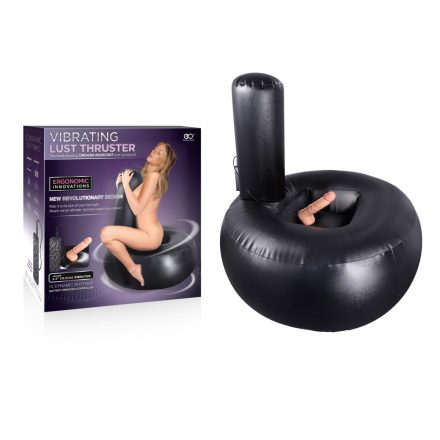 VIBRATING LUST THRUSTER INFLATABLE CUSHION WITH VIBRATING DONG