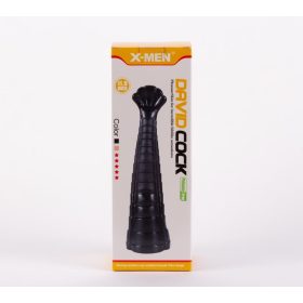   X-MEN David’s 11.9" Cock Black II – Extra nagy, realisztikus fekete dildó 30cm