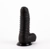 X-MEN David's 11.9" Cock Black – 30 cm-es valósághű fekete dildó