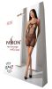 Passion BS096 fekete hálós bodystocking ruha