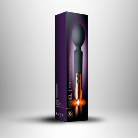   Rocks-Off Oriel – újratölthető masszírozó pálca (fekete-réz)