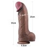 13" Dual Layered Silicone Cock XXL – Extra nagy, kettős rétegű szilikon dildó