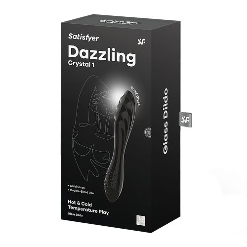 Satisfyer Dazzling Crystal 1 fekete vibrátor