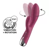 Satisfyer Spinning Rabbit 1 piros vibrátor