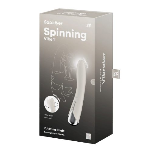 Satisfyer Spinning Vibe 1 bézs vibrátor