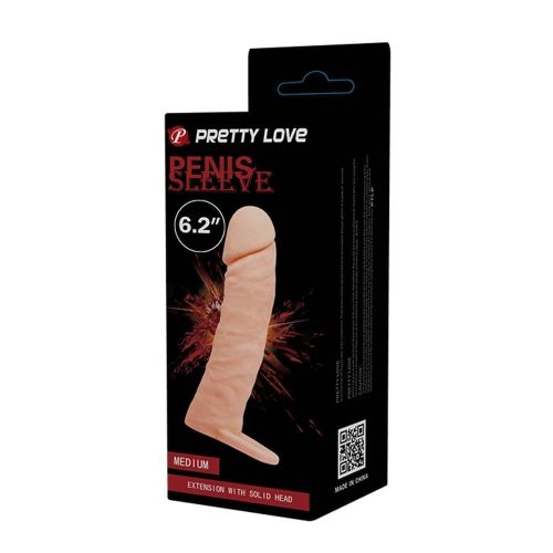 Pretty Love Penis Sleeve 6,2" – Hímvesszőhöz illeszkedő mandzsetta