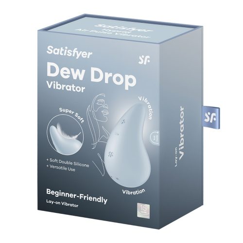 Satisfyer Dew Drop kék csiklóizgató vibrátor