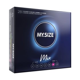 MY SIZE MIX Condoms 64 mm – Vegyes Óvszer Csomag (28 db)