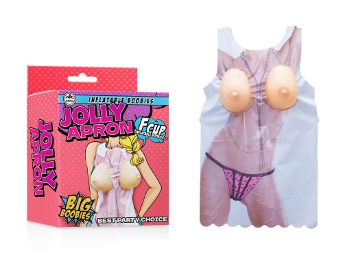 Inflatable Boobies Apron – Felfújható Mellű Vicces Kötény