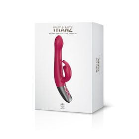 TITANZ 8.5″ újratölthető szilikon vibrátor Pink
