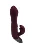 TITANZ 8.5″ újratölthető szilikon vibrátor rubinvörös színben