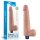 10.5" REAL SOFTEE Rechargeable Vibrating Dildo (Flesh)